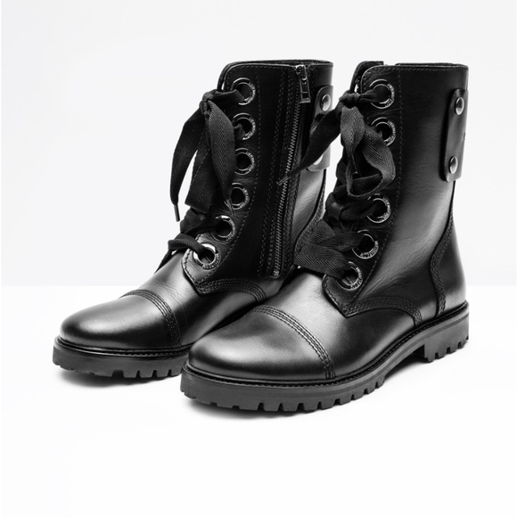 Zadig & Voltaire Shoes - Zadig & Voltaire Joe leather combat Boots